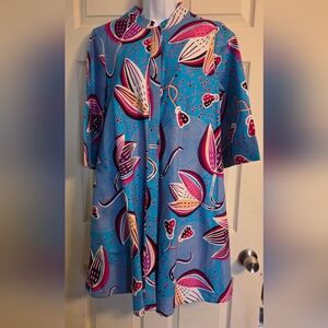 Zuri Button Front Dress Medium